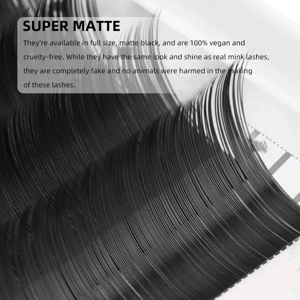 Ψεύτικες Βλεφαρίδες Super Matte Black C/D Curl Volume & Classic