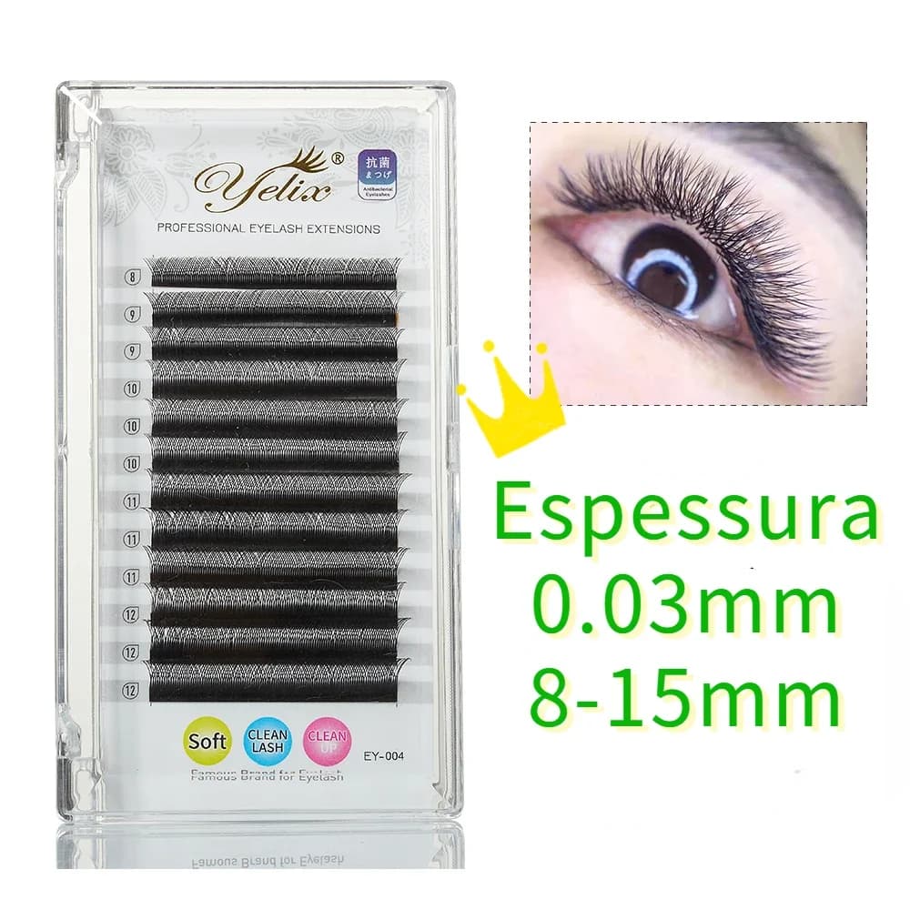 Επεκτάσεις Βλεφάρων Pre-made Fan Y Shape YY 0.05mm C Curl